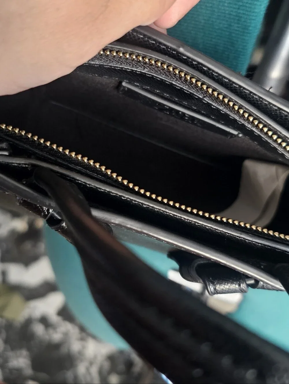 Zara Black Textured Mini Crossbody Bag